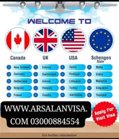 "Global Visa Assistance Made Easy – Trust Arsalan for Your Travels"