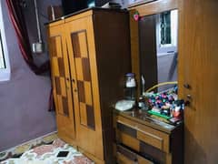 cupboard and dressing table