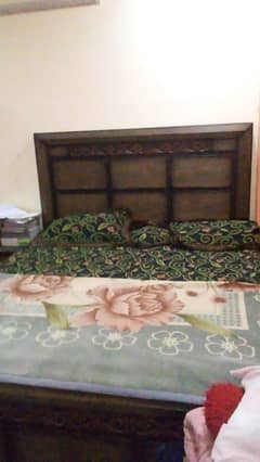 King Size Bed Set with side tables and dressing for Sale (No Mattress)