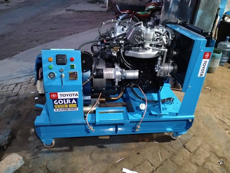 15KVA GAS GENERATOR TOYOTA GLI 16CC ENGINE 20KVA GAS DEZAL generator 1