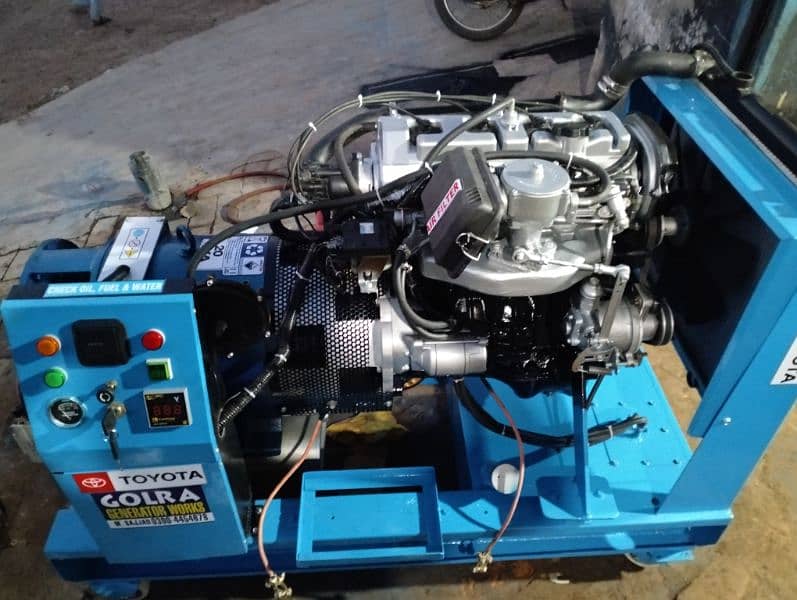 15KVA GAS GENERATOR TOYOTA GLI 16CC ENGINE 20KVA GAS DEZAL generator 2