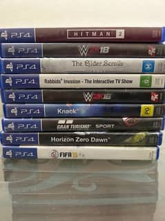 9 PS4 Games for sale all working