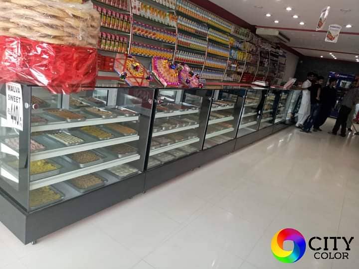 Cake Display Freezer Chiller / Meat Chiller /Salad Bar Bakery counter 7