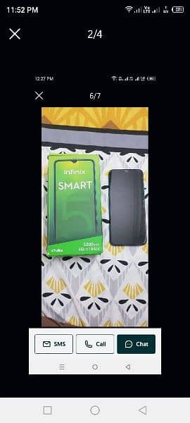 Infinix Smart 5 phone or box ha all ok phone ha 0