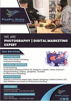 We are Photography and Digital Marketing experts