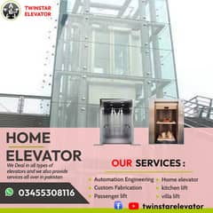 hospitel lift / villa lift / passenger lift / kitchen lift / home lift