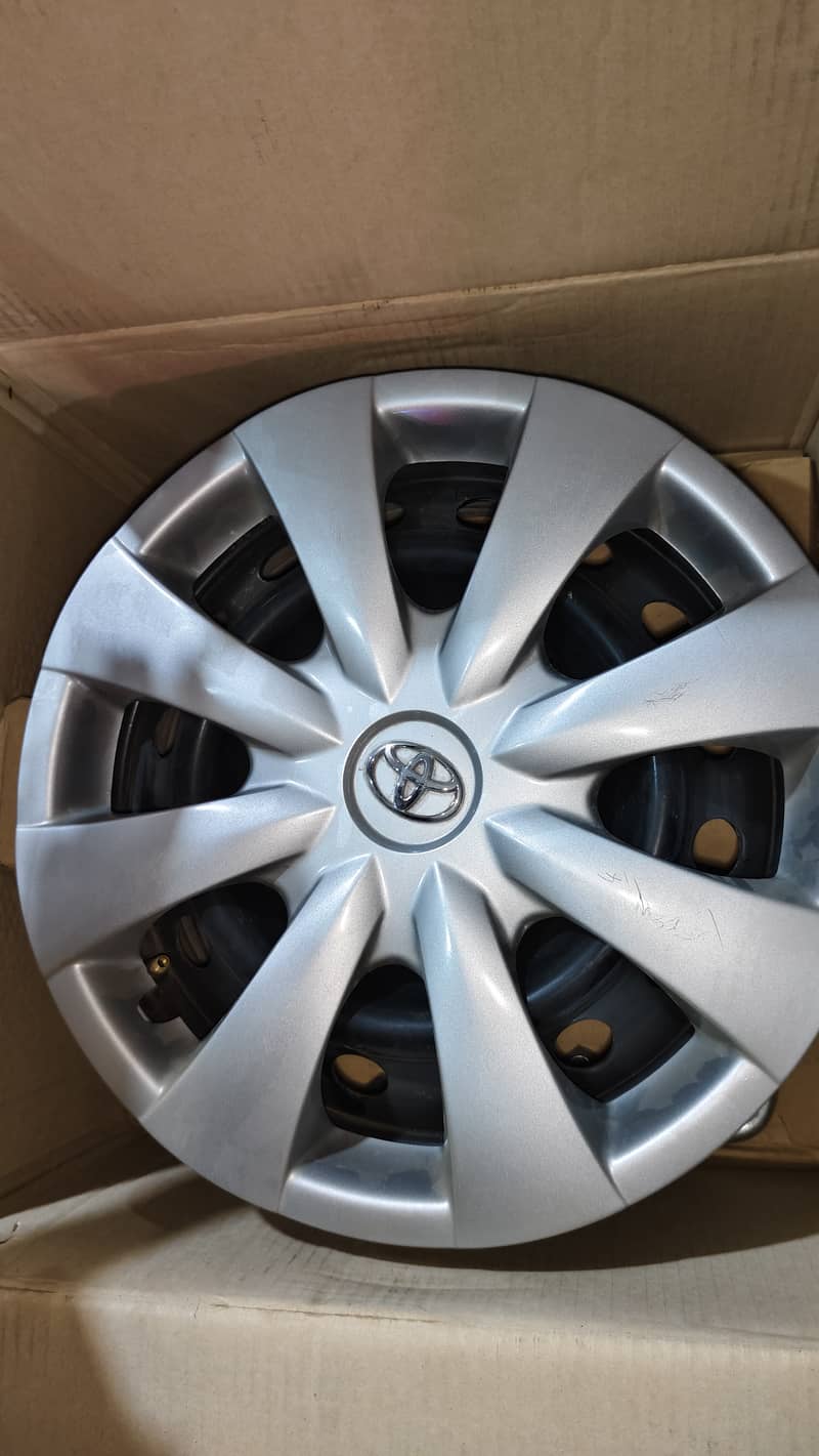 Brand new 4 rims and 3 wheel cum Fortuner used 3 month size 15 8