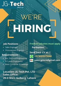 sales engineer, sales admin, Procurement engineer