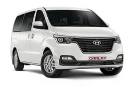 Rent a car in Islamabad 7 seater van hyundai starex available for rent