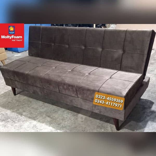 Molty double bed sofa cum bed/dining table/stool/Lshape sofa/chair 15