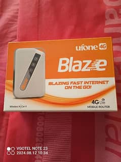 Brand New Ufone Blaze Device. Pin Pack in Only 4500