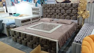 bed set / poshish bed / bridal set / bedroom furniture / double bed