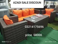 OUTDOOR GARDEN RATTAN UPVC FURNITURE SOFA SET CHAIRS TABLE UMBRELLA