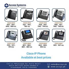 Cisco IP Phones 6901 | 6921 | 6941 | 6945 | 7821| 7841| 7911 | 7941PBX 0