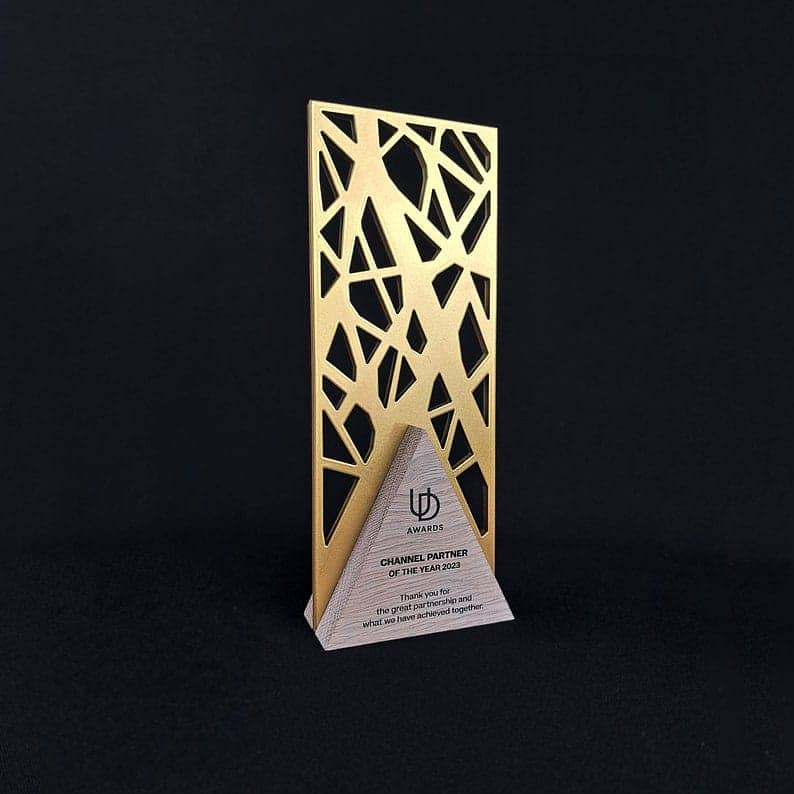 Award shield . Glass shield . Trophy . metal & wood award trophie 17