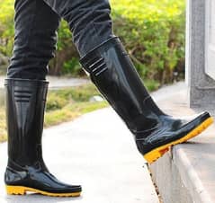 long rubber rain boot