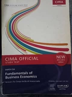 CIMA book of business Economics