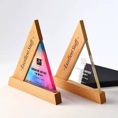 Award shield / Glass shield / Trophy / metal & wood award trophie