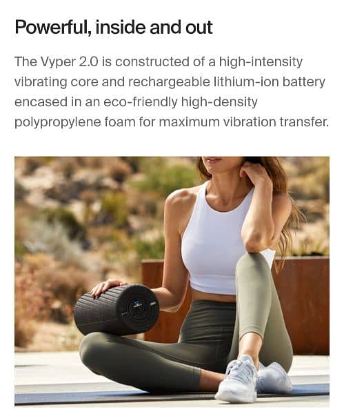 Hyperice Vyper 2.0 Vibrating fitness roller 1