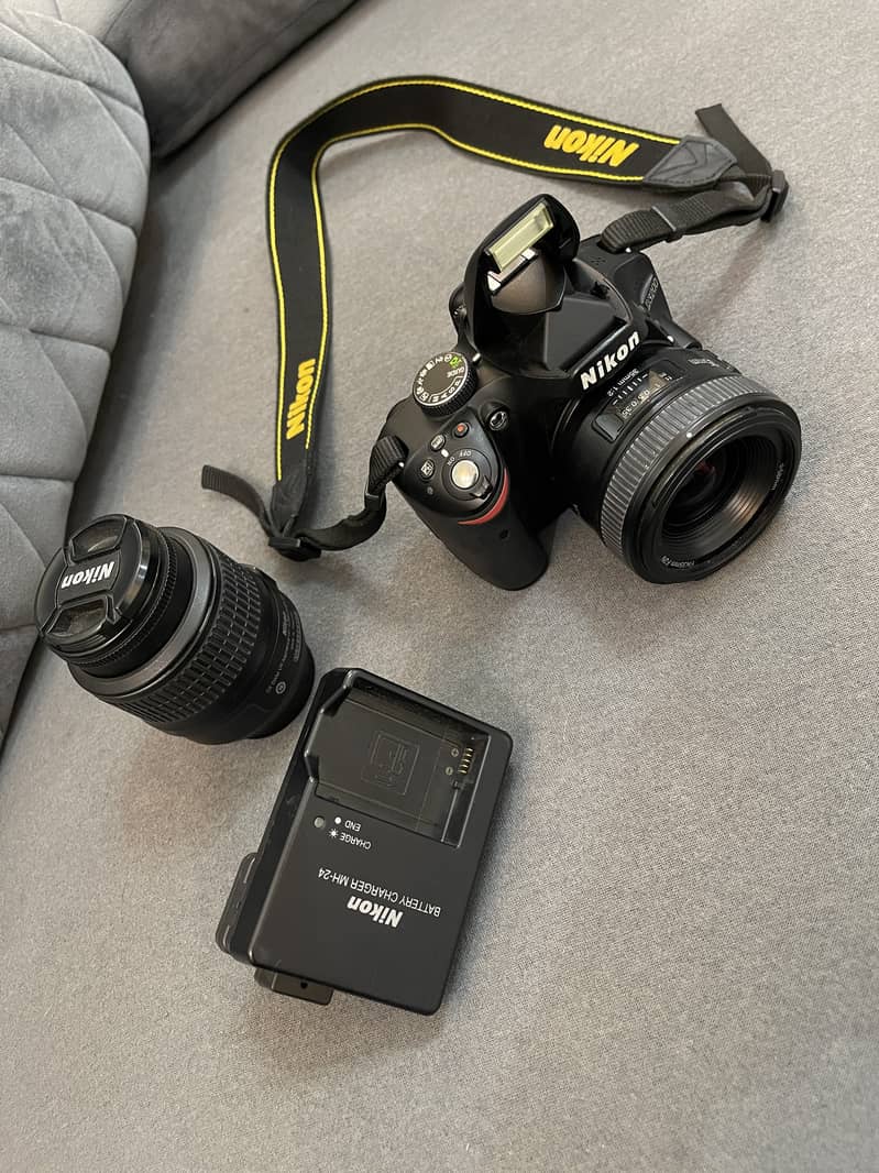 Nikon d3200 DSLR with 2 premium Lenses 6