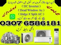 AC / split AC / Window. AC / inverter AC / ac sale purchased