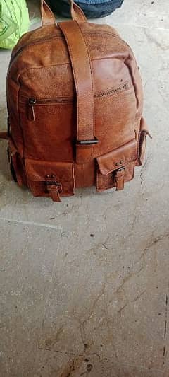 origenal leather bag pack 0