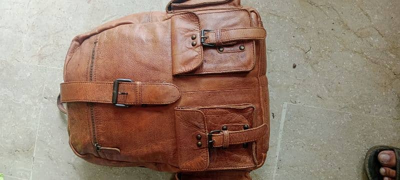 origenal leather bag pack 1