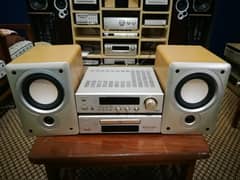 denon amplifier cd player and speaker set   perfectly working