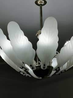 Snow White Leaves Shaped Chandelier