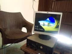 Computer core2duo with 17" lcd chair + computer table small