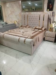 bed set / poshish bed / bridal set / bedroom furniture / double bed