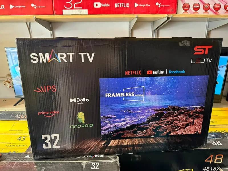 32 inch Malaysia Android Smart Led Tv, 32 New Box 6