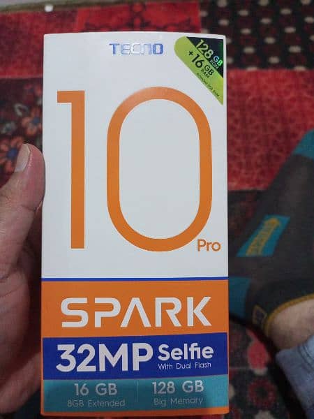 infinix spark 10 pro 3 month warranty with box 10/10 condition 0