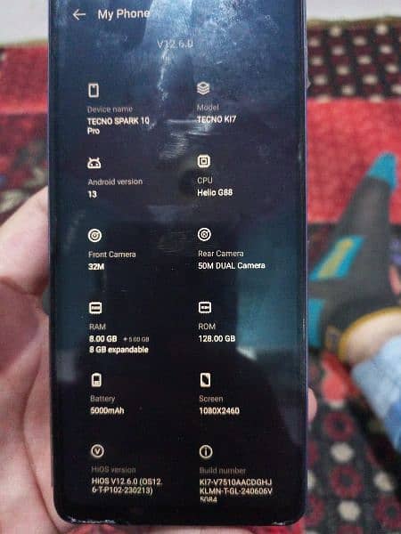 infinix spark 10 pro 3 month warranty with box 10/10 condition 1