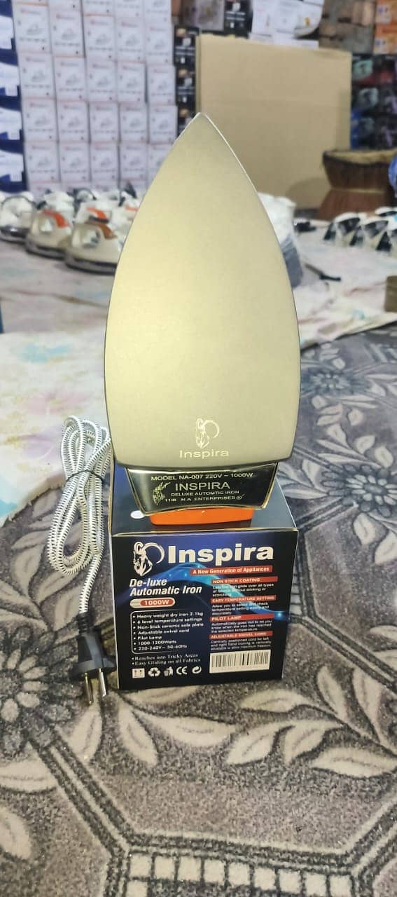 Automatic Iron, NA Iron, Morphy Richards Inspira, Raf Iron In Karachi 6