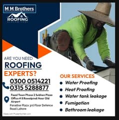 Roof Waterproofing | Bathroom Leakage | Tank Leakage | Fumigation