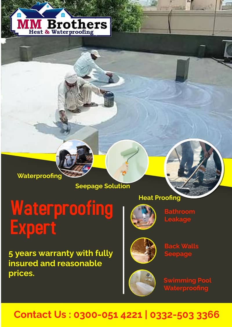 Roof Waterproofing | Bathroom Leakage | Tank Leakage | Fumigation 1