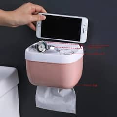 Multifunctional Wall Mounted Tissue Holder 
Random Colours