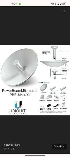 Ubiquity Rocket, Power Beam, Litebeam 2