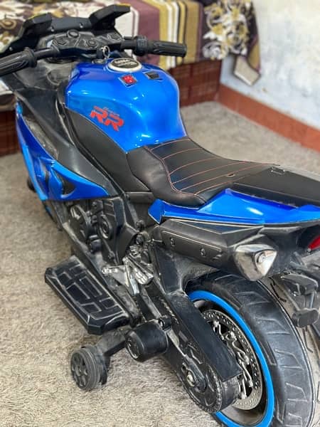 Kids Big Electric Heavy Bike With Keys Charger 3