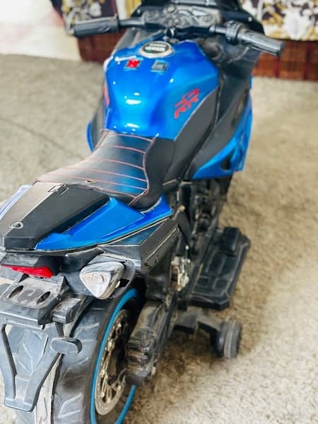 Kids Big Electric Heavy Bike With Keys Charger 5