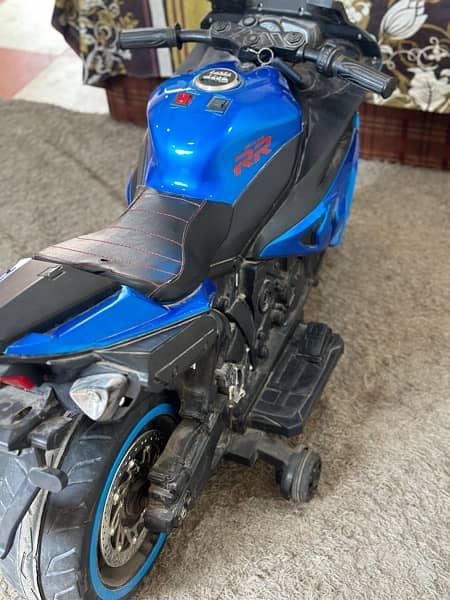 Kids Big Electric Heavy Bike With Keys Charger 8