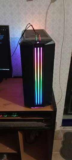 1st player new gaming case for sell with 2 rgb fans.