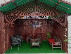 Bamboo Fancy Decoration/bamboo huts/Bamboo Pent House/Baans Work