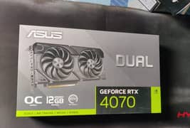 Asus RTX 4070 Dual OC 12GB