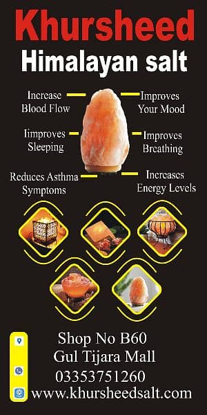 Pyramid Himalayan salt lamp side table lamp room night light 1