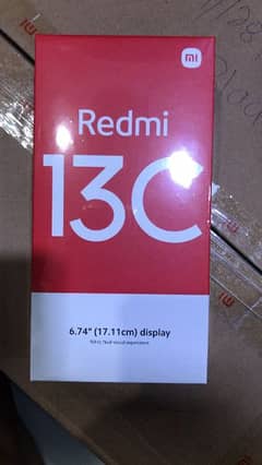 Redmi 13c 6/128 box pack non active stock