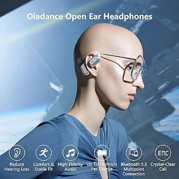 oladance OPEN EAR HEADPHONES Bluetooth bone conduction 1