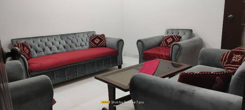 Sofa Set 7Seater BrandNewCondition JUST 4month Little Used 03427788360 2