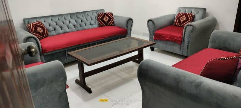 Sofa Set 7Seater BrandNewCondition JUST 4month Little Used 03427788360 8